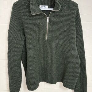 Old Navy Women’s Green Quarter Zip